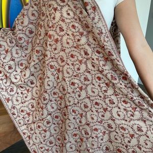 Fully hand embroidered stole